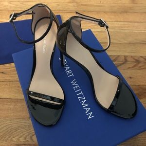 Nudistsong 4” heel black patent leather